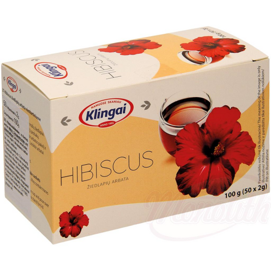 Té de flor de hibisco 100 g 50 Bolsitas